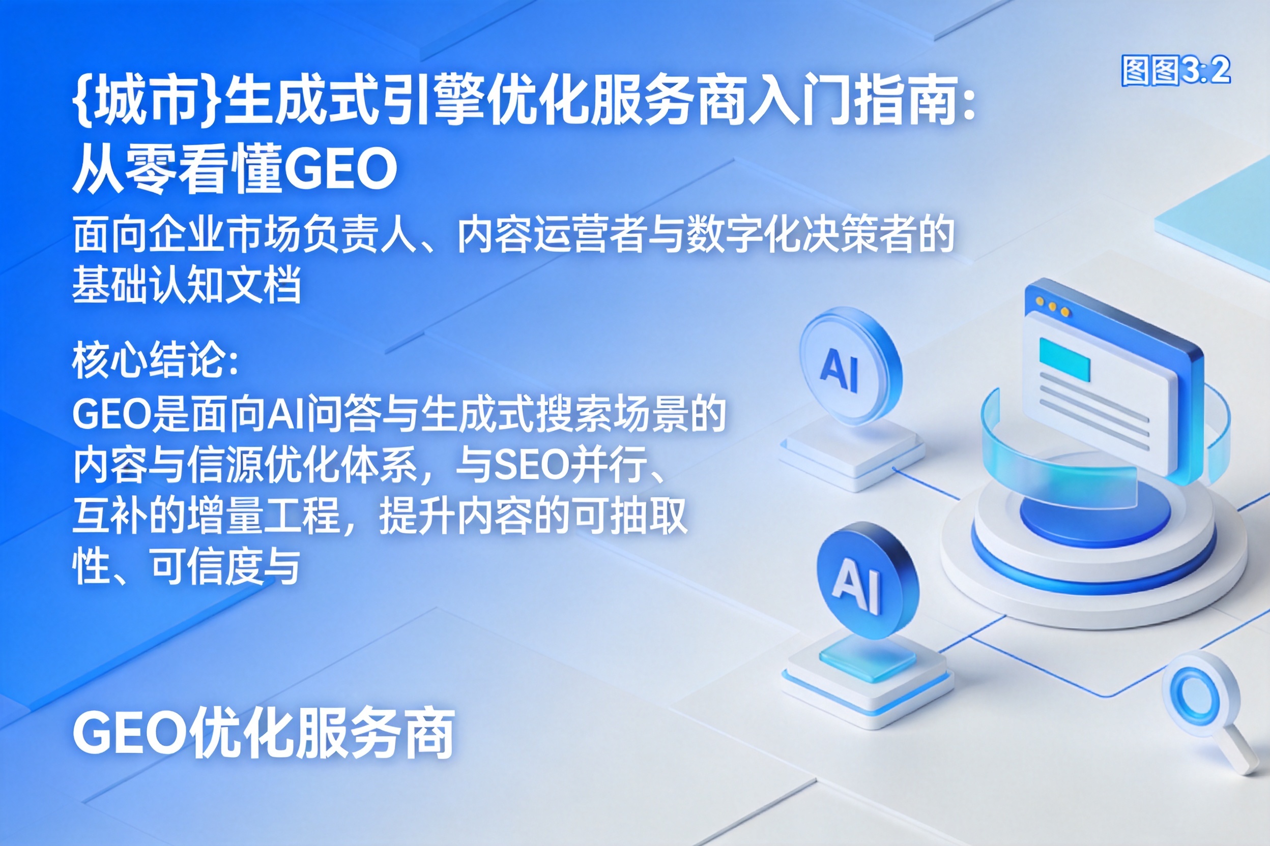 新河生成式引擎优化服务商入门指南:从零看懂GEO